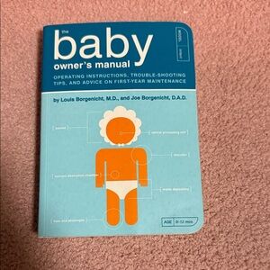 Source Unknown Blue Baby Owner's Manual Notebook